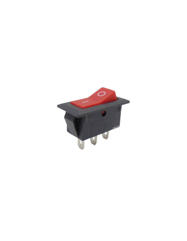 Interruptor de conmutación rojo 16A-250V 29x13mm Serie Tes | Adajusa