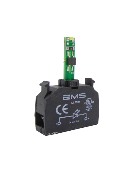 Lampenfassungsblock mit integrierter Led 24Vac/dc - EMS | Adajusa