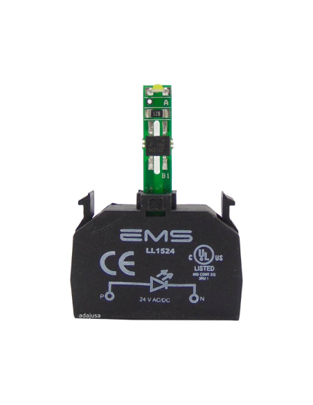 Lampenfassungsblock mit integrierter Led 24Vac/dc - EMS | Adajusa
