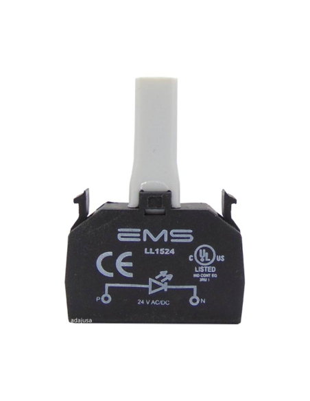 Lampenfassungsblock mit integrierter Led 24Vac/dc - EMS | Adajusa