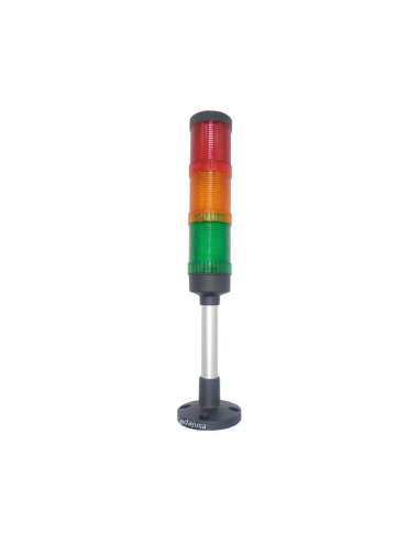 LED-Signalsäule rot/amber/grün 80dB 24V | ADAJUSA
