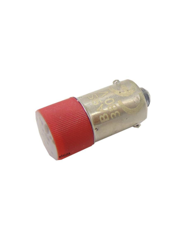 Rote LED-Glühbirne Ba9s 400 Vac | ADAJUSA