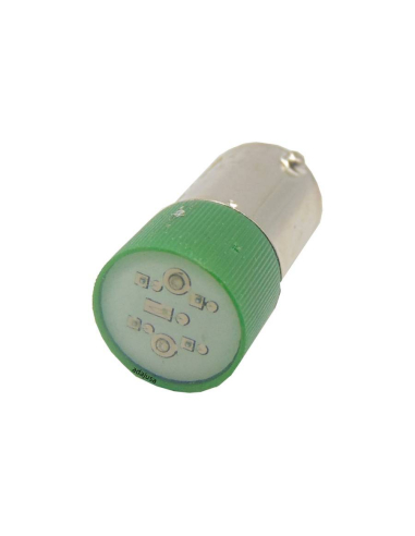 Grüne LED-Glühbirne Ba9s 400 Vac | ADAJUSA