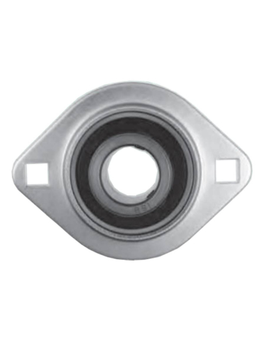 BPFL stamped sheet metal round bracket with SB201 bearing | Adajusa