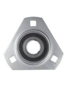 Triangular support in stamped sheet metal BPFT with bearing SA201 :: - Triangular support in stamped plate BPFT with bearing SA2
