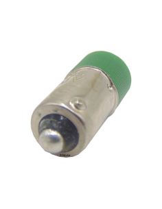Grüne LED-Glühbirne Ba9s 24 Vac dc adajusa 2