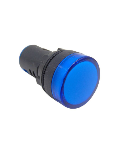 Blue multiled pilot 12 Vdc or Vac 22mm