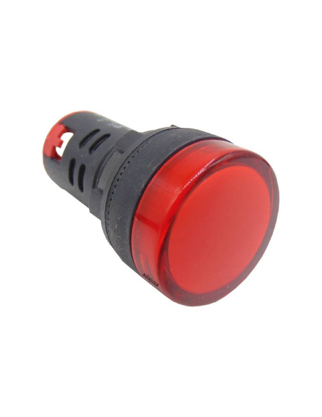 Red multiled pilot 230 Vac 22mm