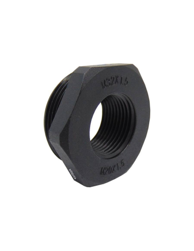 Reduction M20-M16 black polyamide | Adajusa