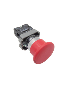 Metallic emergency stop pushbutton diameter 40 complete (push-turn)