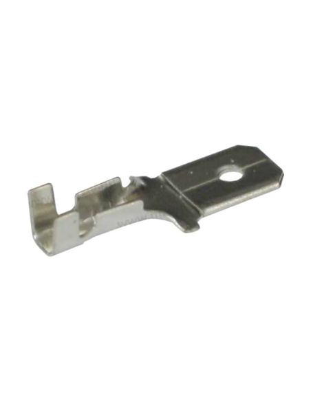 Bag of 100 non-insulated male faston terminals for 1.5-2.5 mm2 cable