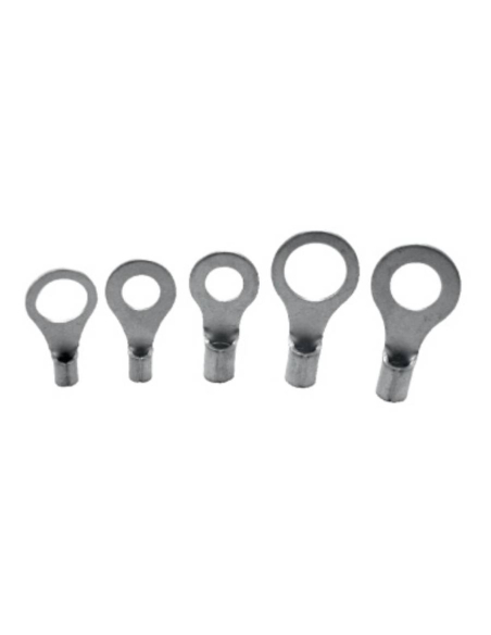 Beutel mit 6mm nicht isolierten Rundkabelschuhen für 4-6mm2 Kabel