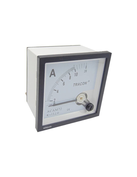 Amperemeter direkte Messung 0-10A 72x72