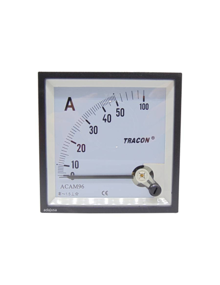 Amperemeter direkte Messung 0-50A 96x96