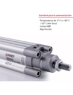 Pneumatikzylinder Durchmesser 63mm Hub 500 Standard LH-063-0500 Aignep | ADAJUSA | Preis 2