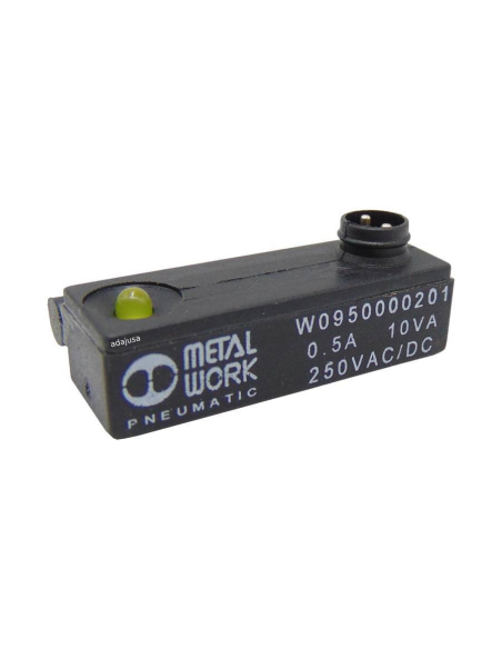 Magnetischer Reedsensor (2-Leiter) mit Stecker und Kabel - Metal Work