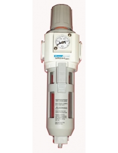 3/8 Metall-Filter-Regler mit Manometer - Mindman - ADAJUSA