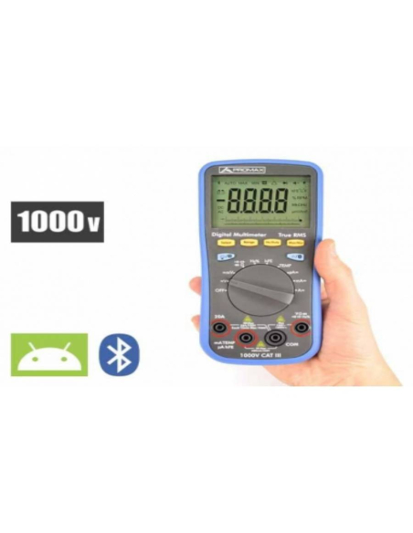 Digital Multimeter PD-351 with Bluetooth - PROMAX