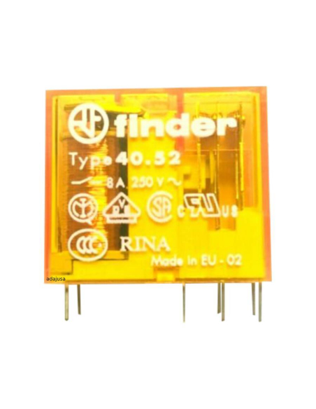 Miniaturrelais 230Vac 2 Kontakte 8A SERIE 40 - FINDER