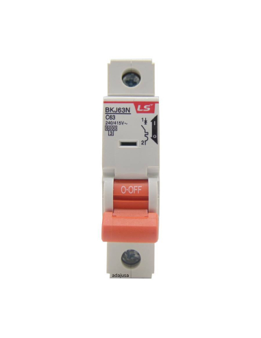 Schutzschalter 1-poliger 50A (1x50A) - LS