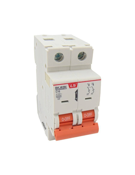 MCB circuit breaker switch 2 poles 50A curve C BKN 2P LS | ADAJUSA