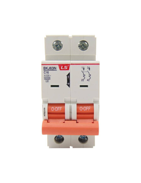 Leitungsschutzschalter 2-poliger 20A (2x20A) D-Kurve - LS