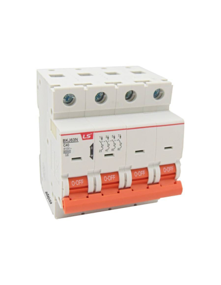 MCB circuit breaker 4 poles 6A (4x6A) Curve C - LS