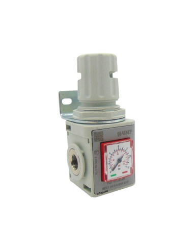 Regler druck mit Manometer und abschließbarem 1/2 0-8 bar komplett Größe 2 FRL EVO Serie - Aignep