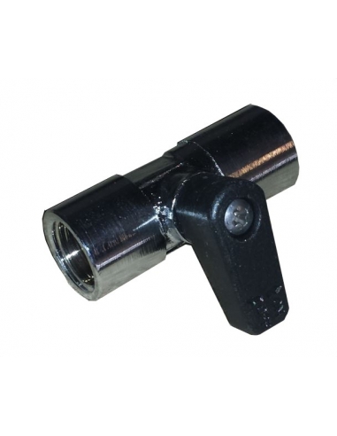 1/4-way female cutting microvalve - Metal Work - ADAJUSA