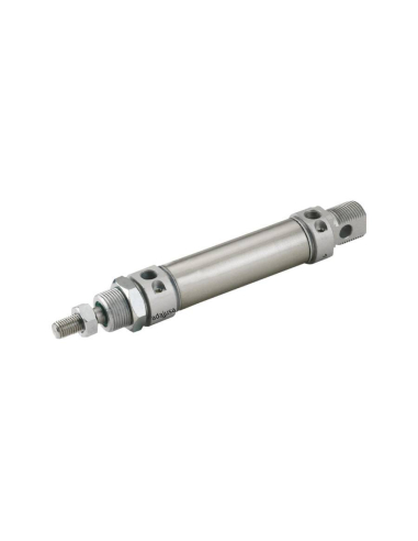 Pneumatic cylinder 25x200 double acting damped MH0250200 - Aignep