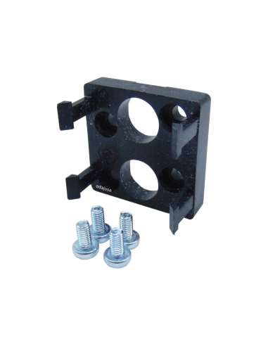 Selector negro leva corta a 3 posiciones y Válvula de puntal: 3/2 NC racores laterales Ø 4 mm- Aignep
