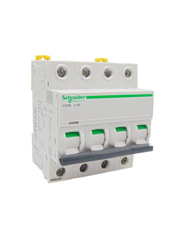 Leitungsschutzschalter 4-polig 16A (4x16A) IC60N C 6kA - Schneider
