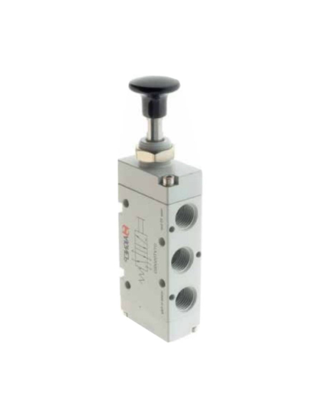 Handle Valve monostable 1/8 5/2 - Aignep