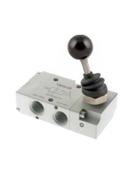 Lever Valve bistable 1/4 3/2 lever 90 degrees - Aignep