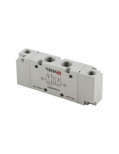 Pneumatic valve 1/8 5 way 3 positions centers pressure - Aignep