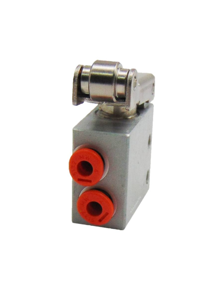 Pneumatischer Endschalter pneumatische Rolle 3/2 NC seitliche Anschlüsse Durchmesser 4 - Metal Work