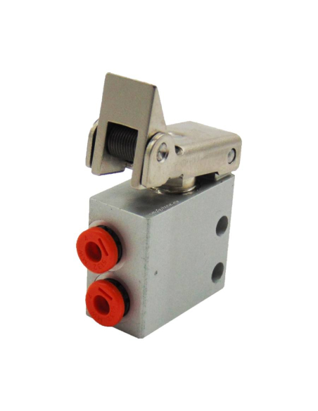 Limit Switch 3/2 NC one-way cam diameter 4 side fittings - Metal Work