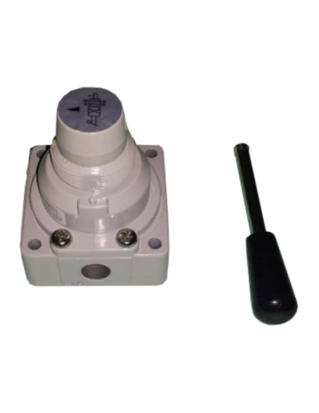 Valve 1/2 4-way 3 positions c.c. Rotary lever Size 2 - Mindman