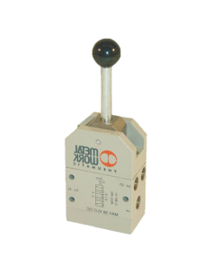 Handhebelventil 1/8 5/3 axialer Hebel Metal Work: ADAJUSA : preis
