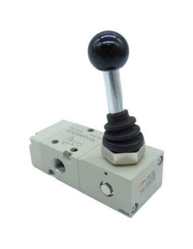 Angle lever valve 90º 1/2 3/2 bistable - Metal Work