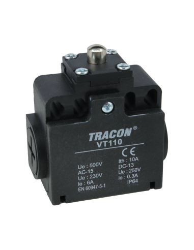 Limit switch vT Series pushbutton actuator