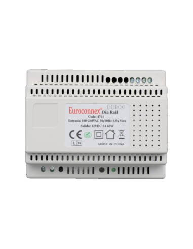 Power supply 24Vdc 2.5A 60W DIN rail