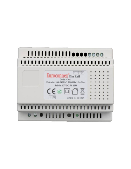 Power supply 24Vdc 2.5A 60W DIN rail