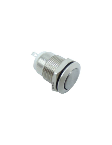 Anti-Vandalismus-Druckknopf Ø12 mm 1 NA aus vernickeltem Messing