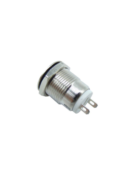 Anti-Vandalismus-Druckknopf Ø12 mm 1 NA aus vernickeltem Messing