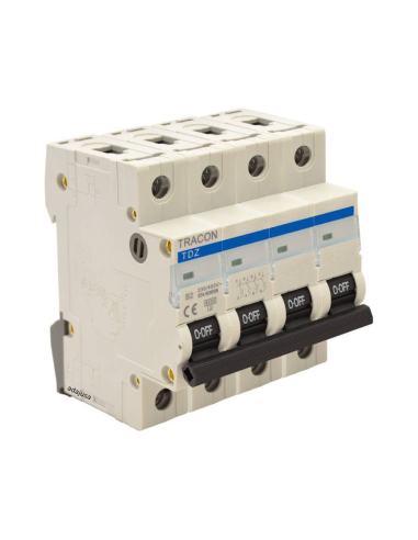 Magnetothermic 4 poles 16A curve C - Tracon