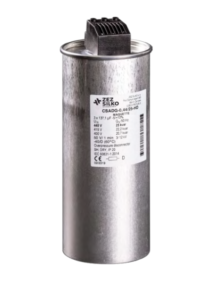 Dreiphasiger Leistungsfaktorkondensator 3x41,1µF 7,55kvar 440V | ADAJUSA | Preis