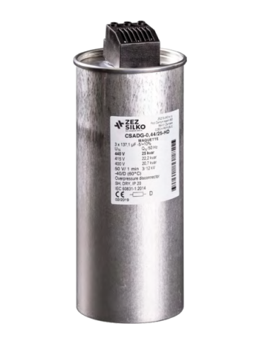 Three-phase capacitor for power factor correction 12.5kvar 440V