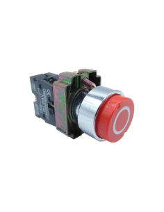 Hervorstehender roter metallischer elektrischer Drucktaster „O“ 22 mm BA4222 | ADAJUSA | Preis