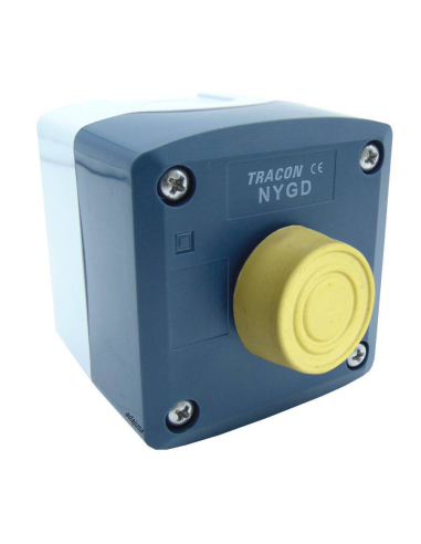 Yellow Push Button Box with Full Rubber Cover - NYG Series